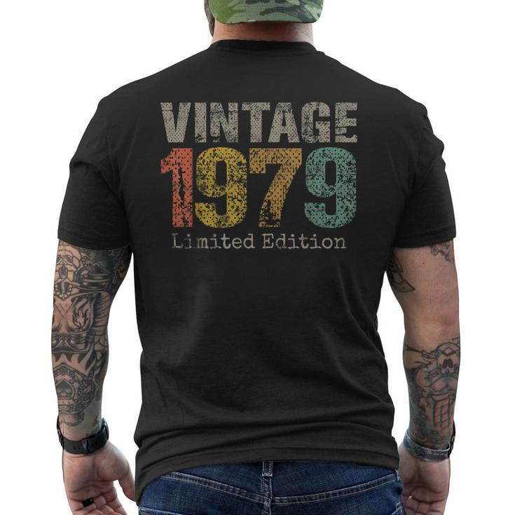44 Year Old Vintage 1979 Limited Edition 44Th Birthday Men's Back Print T-shirt