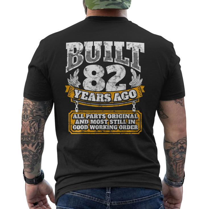 82Nd Birthday B-Day Saying Age 82 Year Joke Men's T-shirt Back Print
