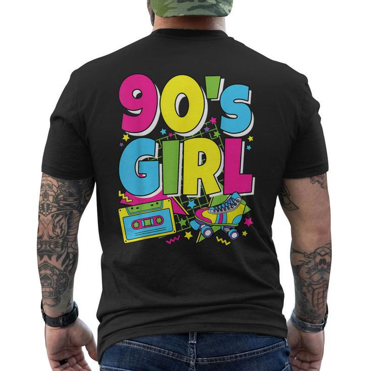 90S Girl 1990S Fashion 90S Theme Outfit Nineties 90S Costume Men's Back Print T-shirt