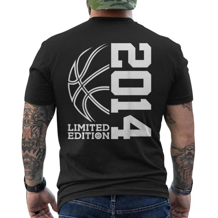9Th Birthday Basketball Limited Edition 2014 Men's Back Print T-shirt