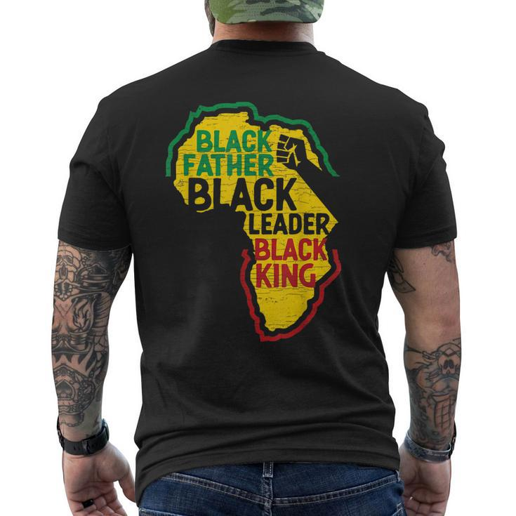 African Father Black Father Black Leader Black King Men's Back Print T-shirt