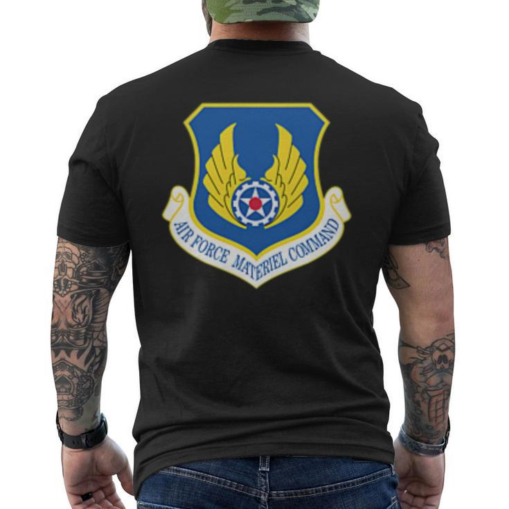Air Force Materiel Command Veteran Us Air Force Veterans Day Men's T-shirt Back Print