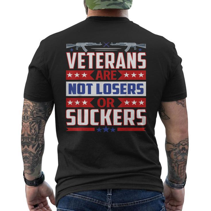 Amazing For Veterans Day Veterans Are Not Losers Men's T-shirt Back Print
