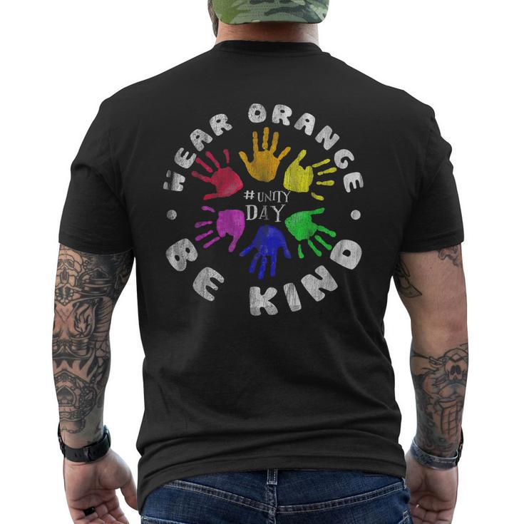 Anti Bullying We Wear Orange Unity Day Tee Men's Back Print T-shirt
