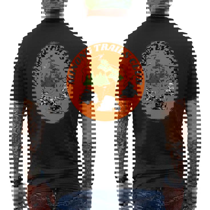 AtvUtvSnowmobile Men's Back Print T-shirt