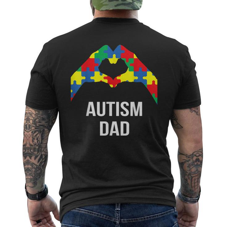 Autism Dad Its Ok To Be Different Autism Awareness Month Men's Back Print T-shirt