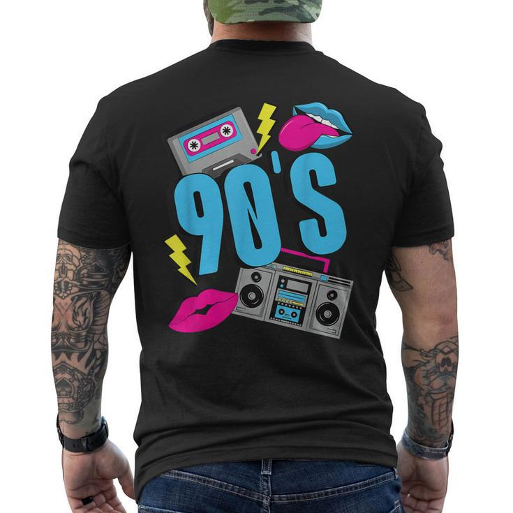 Back To The 90S Outfit Retro Party 90S Costume Theme Party Men's Back Print T-shirt