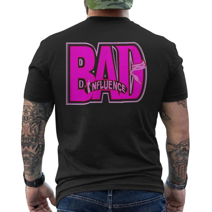 Bad Influence Sassy Wear  Men's Crewneck Short Sleeve Back Print T-shirt