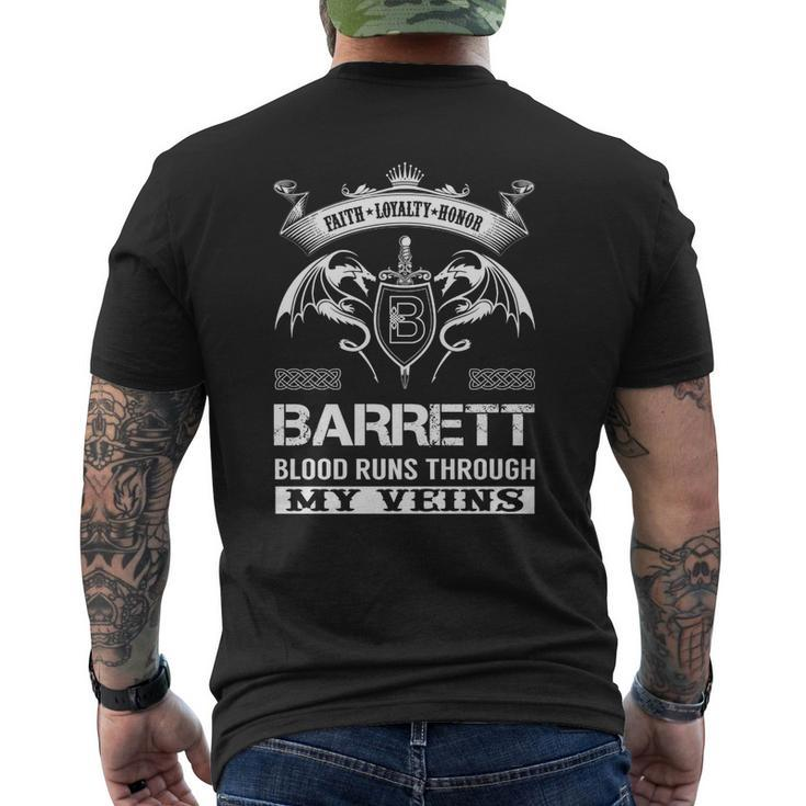 Barrett Blood Runs Through My Veins Men's T-shirt Back Print
