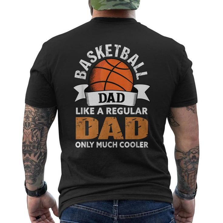 Mens Basketball Dad - Basketball Dad Men's T-shirt Back Print