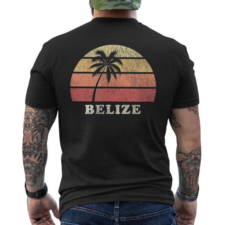 Belize Vintage 70S Retro Throwback Men's Back Print T-shirt