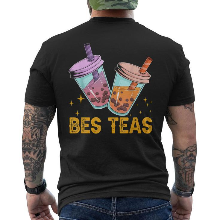 Bes Teas I Boba Men's Back Print T-shirt