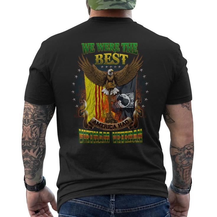 We Were The Best America Had Vietnam Veteran ‌ Men's T-shirt Back Print