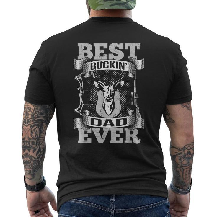Best Buckin Dad Ever For Dads Men's Back Print T-shirt
