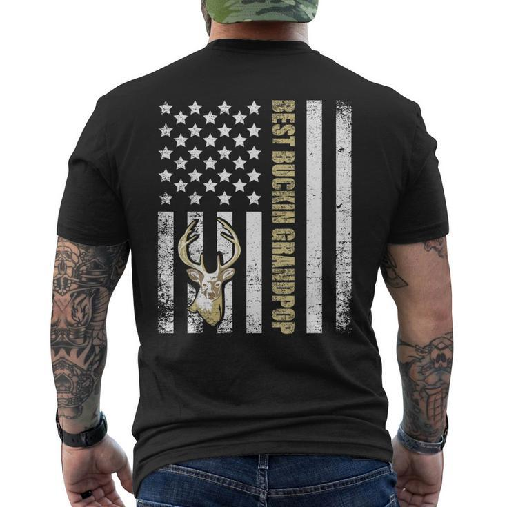 Best Buckin Grandpop Ever Deer Hunters Hunting Gift Father Gift For Mens Mens Back Print T-shirt
