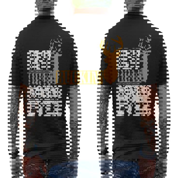 Best Buckin Nonno Ever For FatherGrandpa Men's Back Print T-shirt