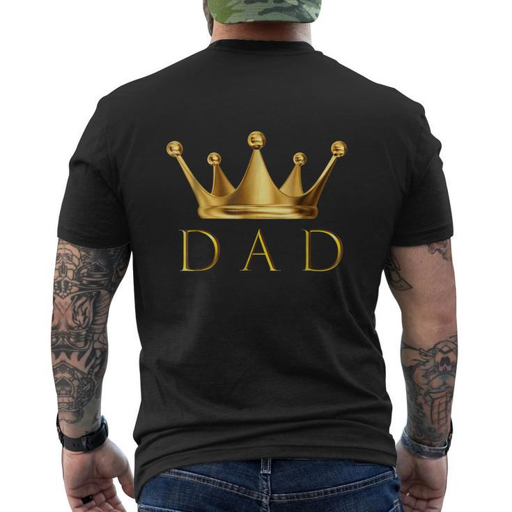 Best Dad Dad Is King King Dad Dad Men's Back Print T-shirt