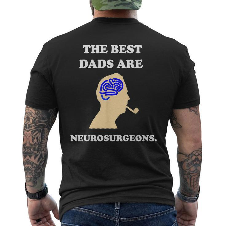 Best Dad Neurosurgeon Brain Doctor Men's Back Print T-shirt