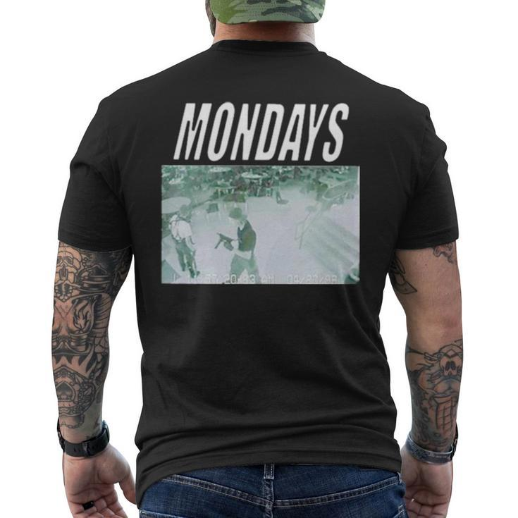 Best Dadbod Society Mondays Camera Men's Back Print T-shirt