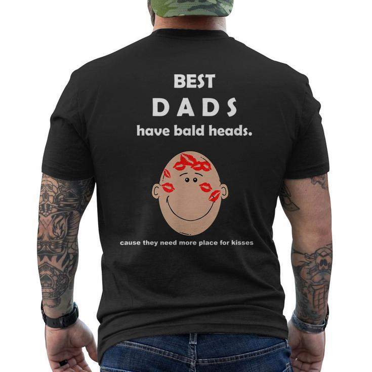 Best Dads Have Bald Heads Men's Back Print T-shirt