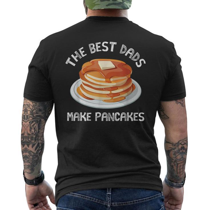 The Best Dads Make Pancakes T Shirt For Fathers Day Men's Back Print T-shirt