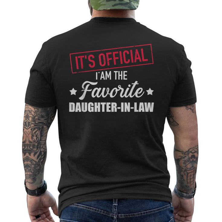 Best Daughterinlaw From Motherinlaw Or Fatherinlaw Mens Back Print T-shirt