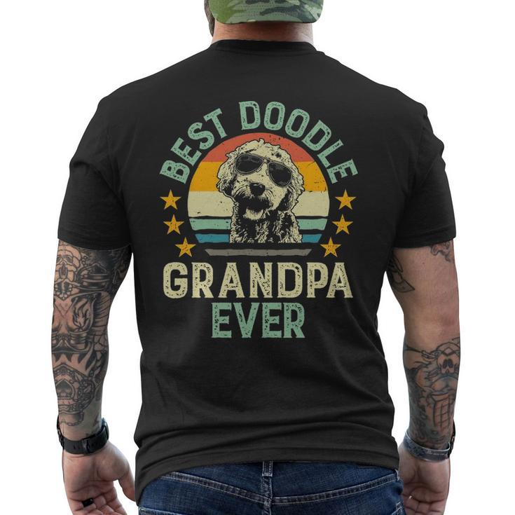 Mens Best Doodle Grandpa Ever T Goldendoodle Grandpa Men's T-shirt Back Print