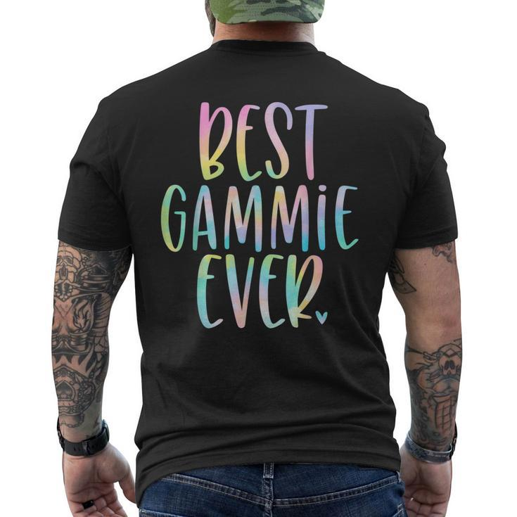 Best Gammie Ever Gifts Mothers Day Tie Dye Mens Back Print T-shirt