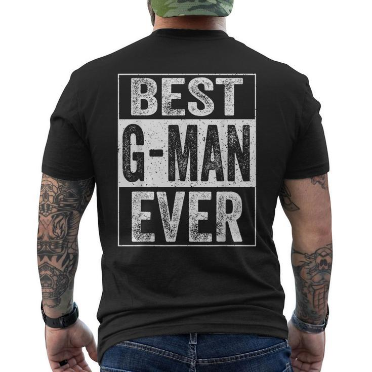 Best Gman Ever Fathers Day Men's Back Print T-shirt
