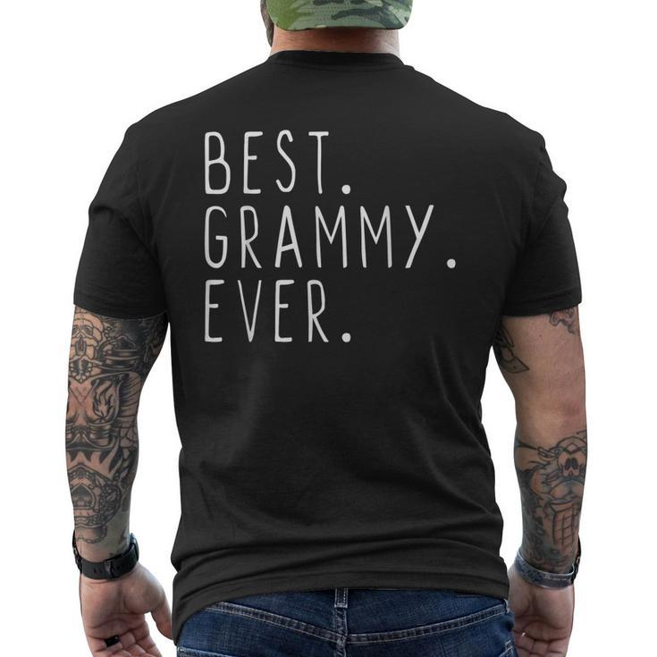 Best Grammy Ever Cool Gift Mens Back Print T-shirt