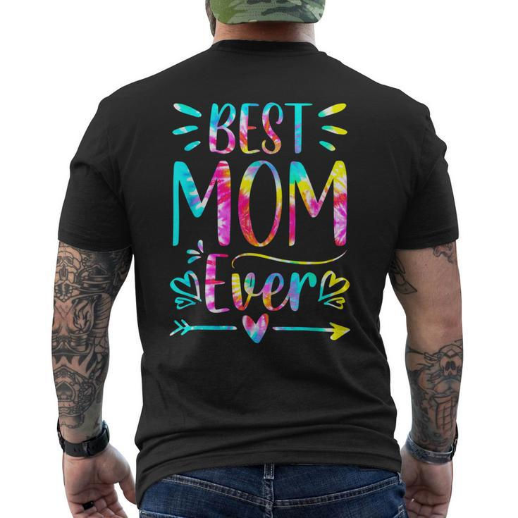 Best Mom Ever Tie Dye Daughter Women Mom Men's Back Print T-shirt