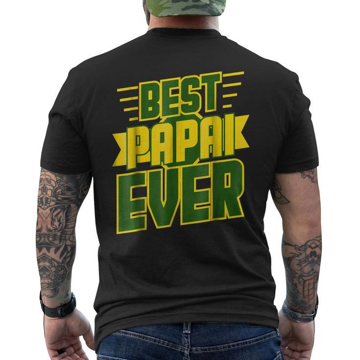 Best Papai Ever Awesome Brazilian Dad Brazil Men's Back Print T-shirt
