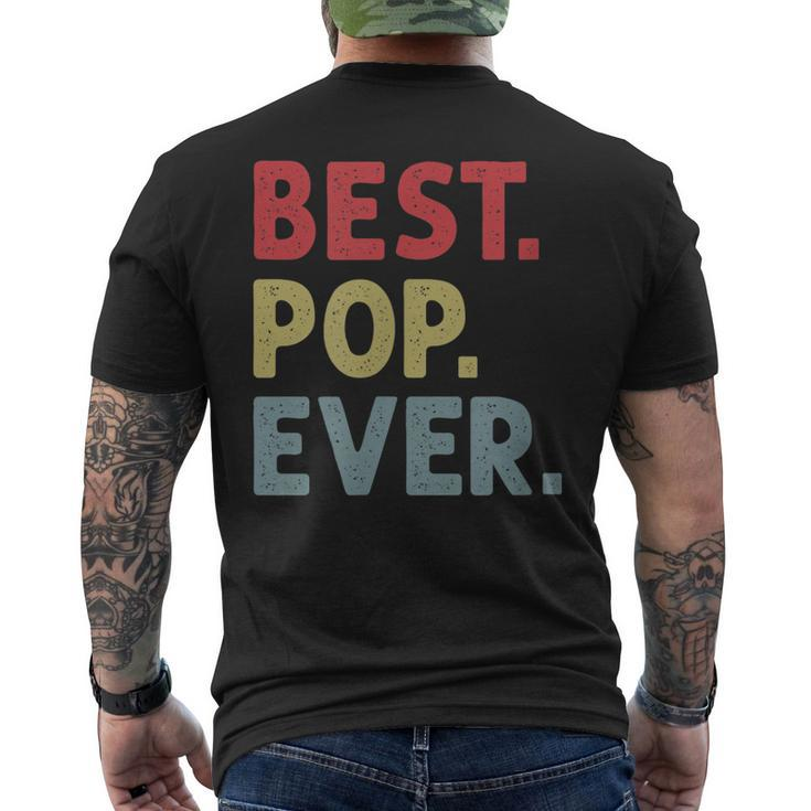 Best Pop Ever Design For Grandpa Or Dad Gift For Mens Mens Back Print T-shirt
