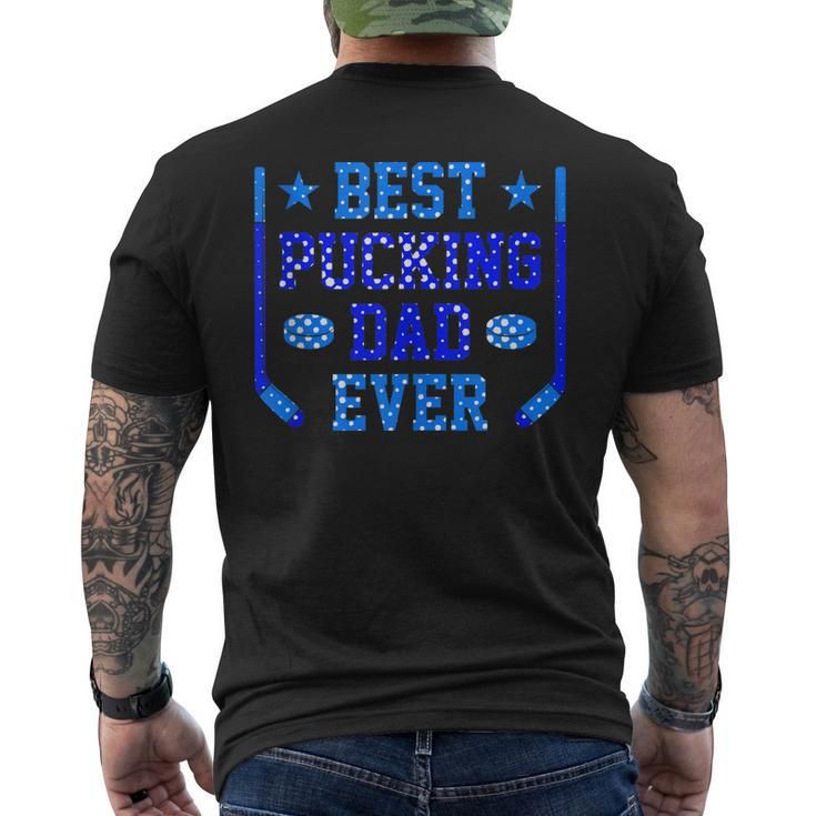 Best Pucking Dad Ever Funny Hockey Pun Shirt - TeeUni