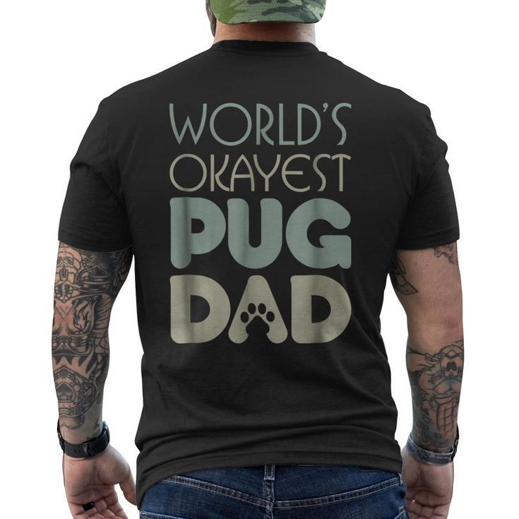 Best Pug Dad Ever Dog Lover Men's Back Print T-shirt
