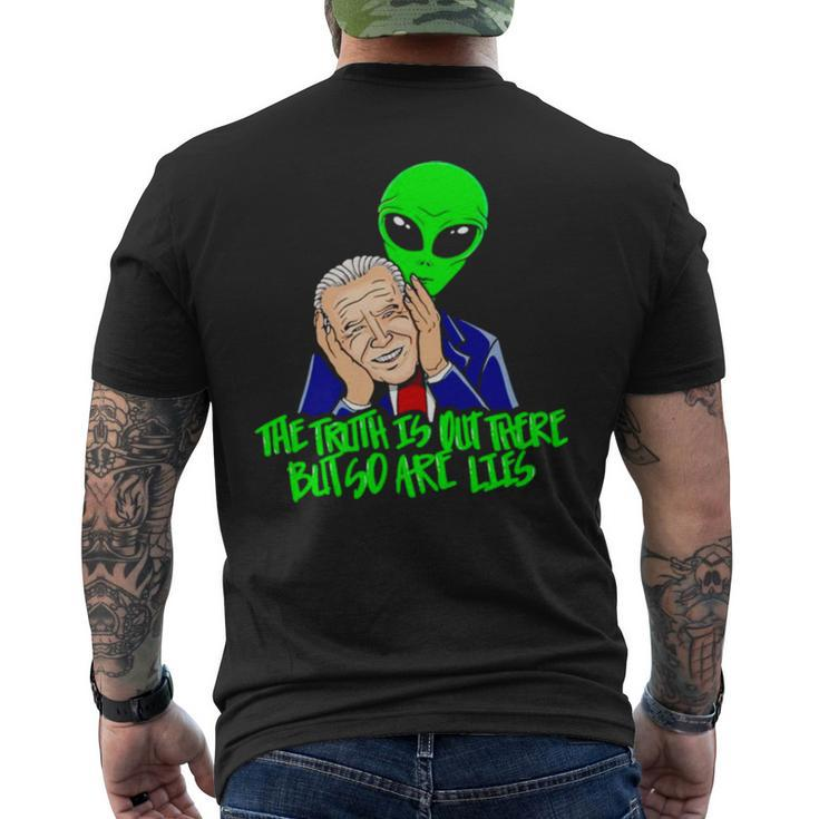 Biden The Truth Is Out There But So Are Lies Men's Back Print T-shirt