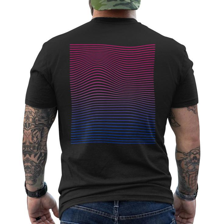 Bisexual Pride Subtle Bi Men's Back Print T-shirt
