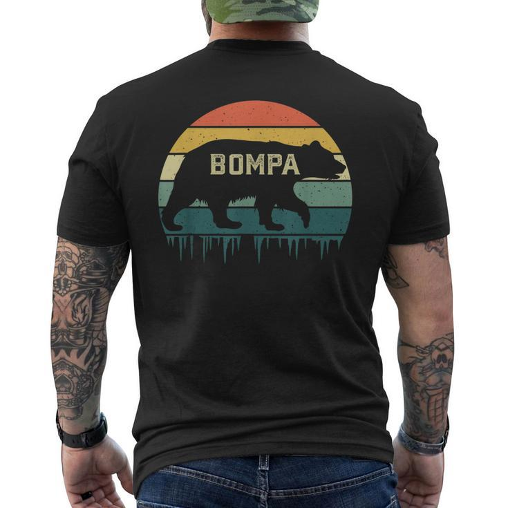 Bompa Grandpa Gifts Bompa Bear Gift For Mens Mens Back Print T-shirt