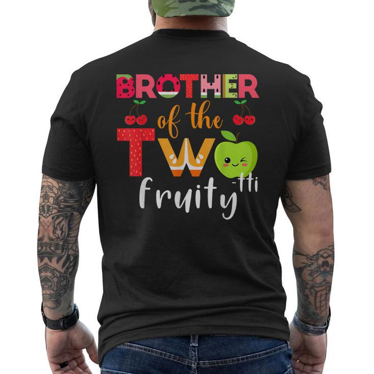 Brother Of The Twotti Frutti 2Nd Birthday Party Fruit Themed Men's Back Print T-shirt