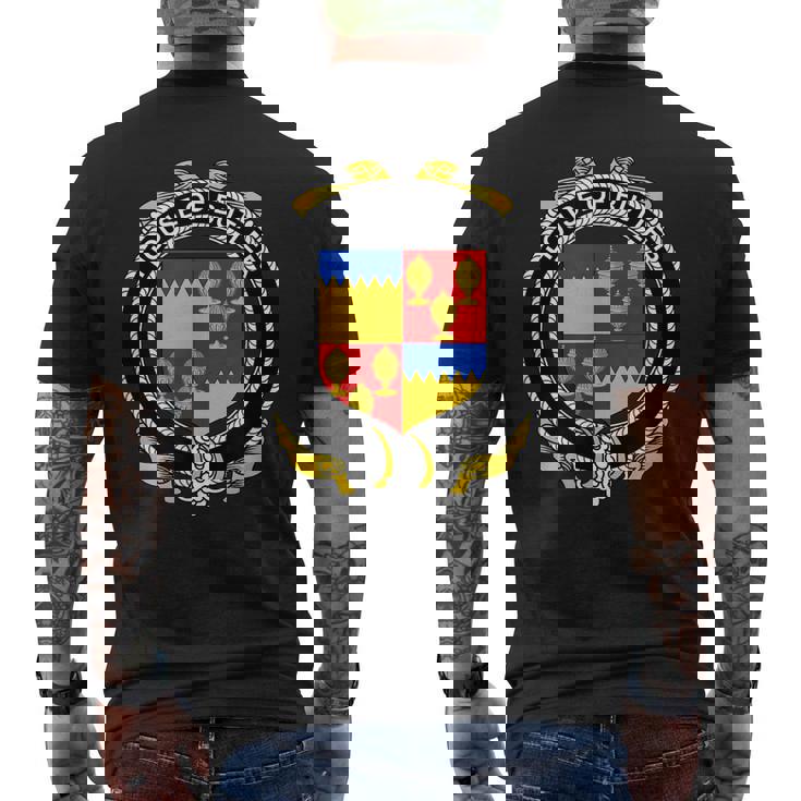 Butler Coat Of Arms Family Crest Mens Back Print T-shirt