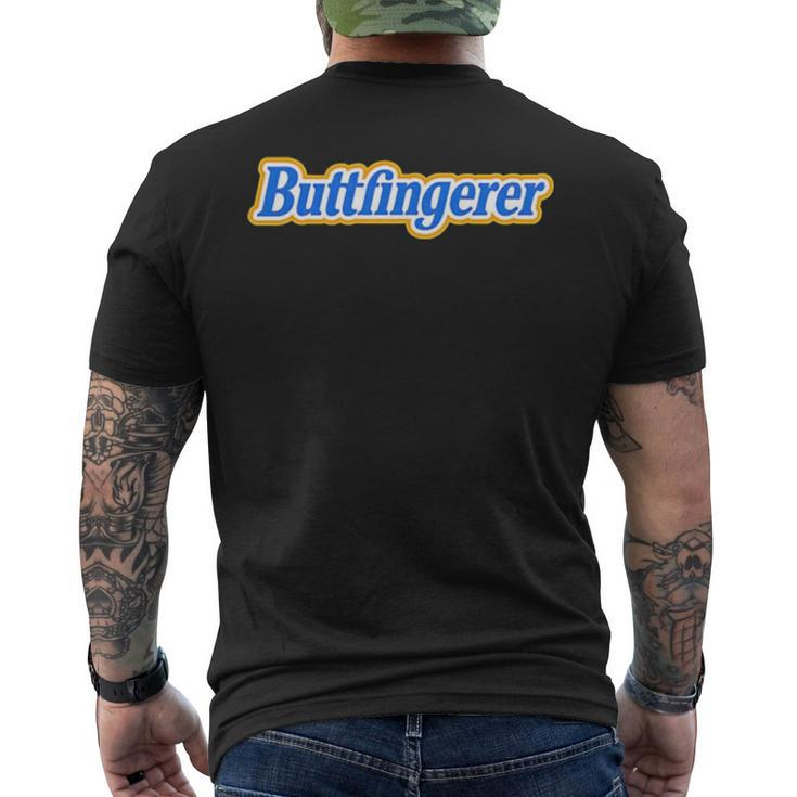 Buttfingerer Men's Back Print T-shirt