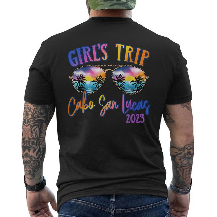 Cabo San Lucas 2023 Girls Trip Sunglasses Summer Girlfriend Men's Back Print T-shirt