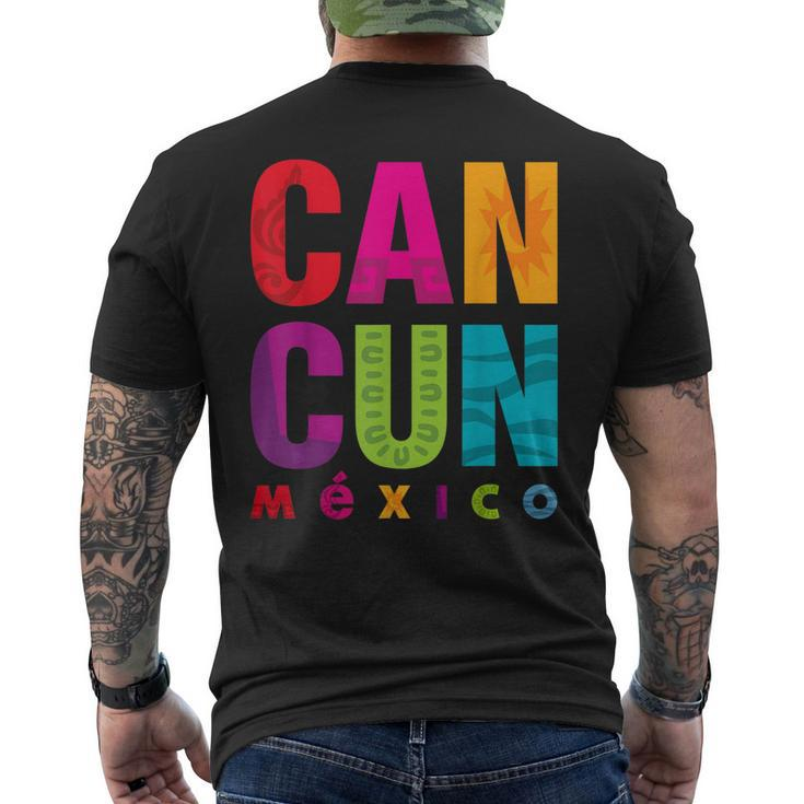 Cancun Mexico T Men's T-shirt Back Print