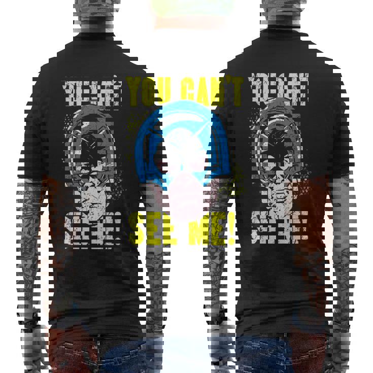 You Can’T See Me Superheropeacemaker Men's Back Print T-shirt