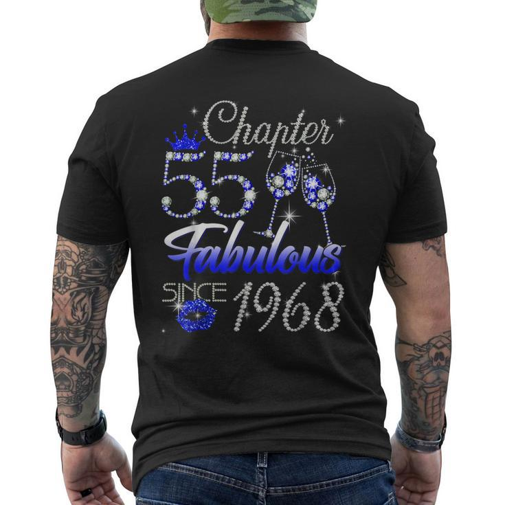 Chapter 55 Fabulous Since 1968 55Th Birthday Queen Men's T-shirt Back Print