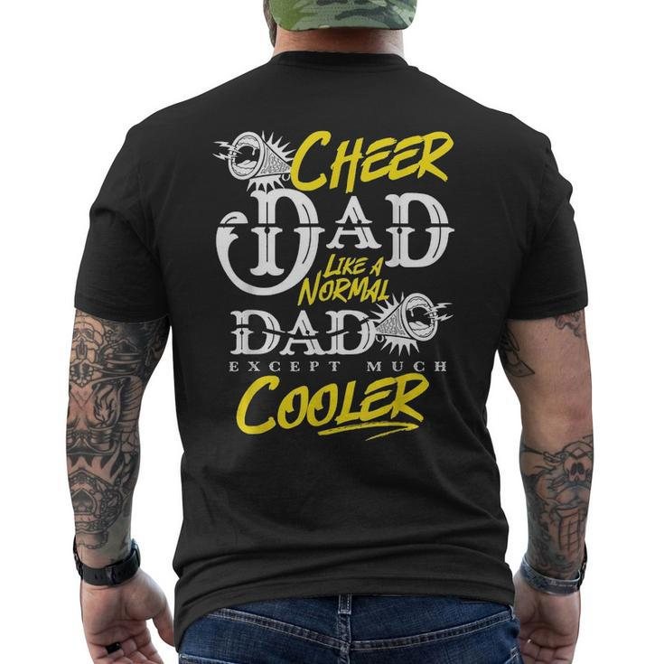 Cheer Dad Daddy Father Day Sport Cheerleader V2 Men's T-shirt Back Print