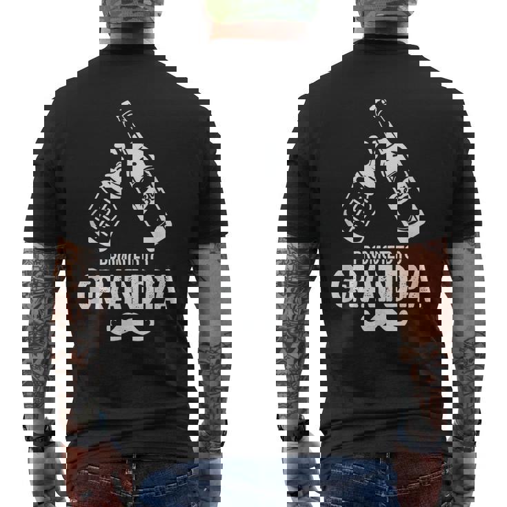 Cheers Beer And Milk Promoted To Grandpa Men's Back Print T-shirt