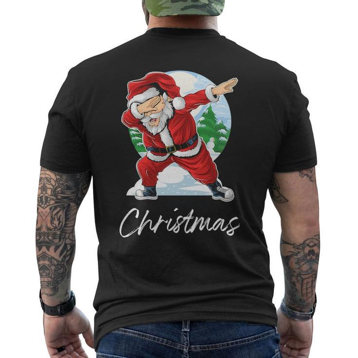 Christmas Name Gift Santa Christmas Mens Back Print T-shirt