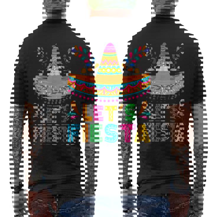 Cinco De Mayo Lets Fiesta Mexican Party Cinco De Mayo Party Men's T-shirt Back Print