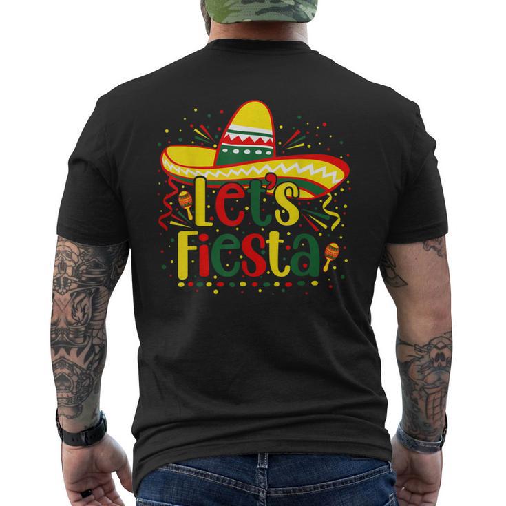 Let's Fiesta San Antonio Retro Cinco De Mayo Fiesta Sucia Men's T